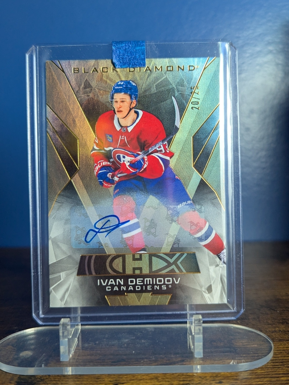2025-26 Upper Deck Black Diamond Rookie Gems Signatures #RGS-ID Ivan Demidov /25